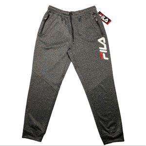 FILA flex jogger. Size: Large. Color: Dark heather gray.